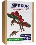 Метален конструктор Merkur - Стегозавър, 172 части