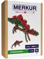 Метален конструктор Merkur - Стегозавър, 172 части