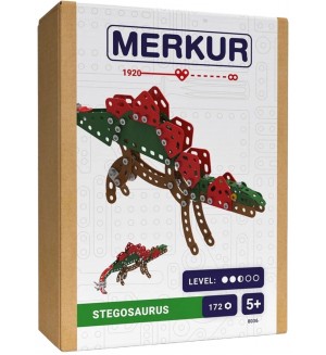 Метален конструктор Merkur - Стегозавър, 172 части