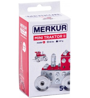 Метален конструктор Merkur - Трактор, 82 части Метален конструктор Merkur - Трактор, 82 части