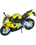 Метален мотор Welly - BMW S1000RR, 1:18