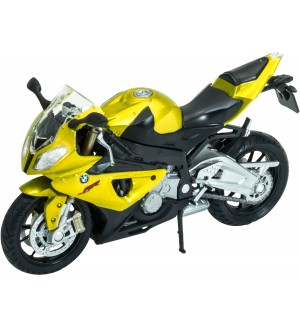 Метален мотор Welly - BMW S1000RR, 1:18