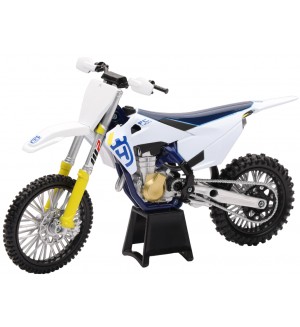 Метален мотоциклет Newray - 2019 Husqvarna FC450, 1:12