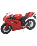 Метален мотоциклет Newray - Ducati 1198, 1:12, червен