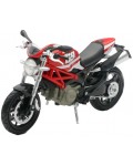 Метален мотоциклет Newray - Ducati Monster 796, 1:12