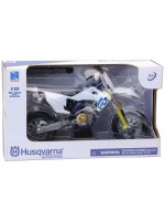 Метален мотоциклет Newray - Husqvarna FS450, 1:12