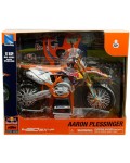 Метален мотоциклет Newray - Red Bull KTM 450 SX-F, Aaron Plessinger, 1:12