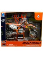 Метален мотоциклет Newray - Red Bull KTM 450 SX-F, Aaron Plessinger, 1:12