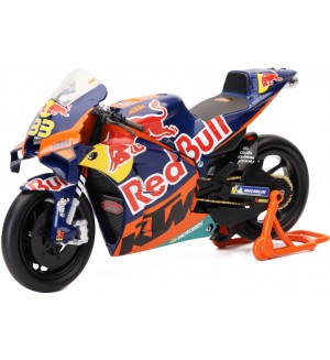 Метален мотоциклет Newray - Red Bull KTM MotoGP Bike, Brad Binder, 1:12