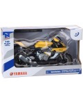 Метален мотоциклет Newray - Yamaha YZF-1, 1:12, жълт