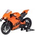 Метален мотоциклет Welly - KTM RC 8C, 2024, 1:12, оранжев