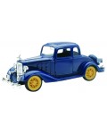 Метален ретро автомобил Newray - 1933 Chevy Coupe, двуместна, 5 прозореца, 1:32
