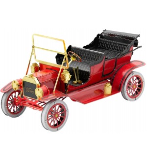 Метален сглобяем модел Metal Earth - Ford Model T (1908) (Red/Gold)