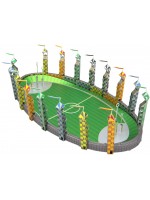 Метален сглобяем модел Metal Earth - Harry Potter: Quidditch Pitch