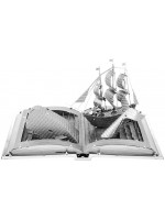 Метален сглобяем модел Metal Earth - Moby Dick Book Sculpture