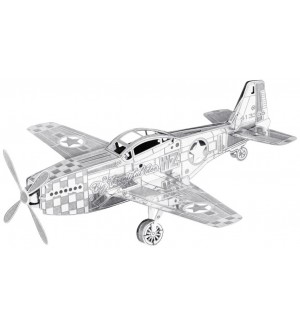 Метален сглобяем модел Metal Earth - Mustang P-51