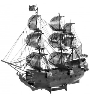 Метален сглобяем модел Metal Earth: Premium Series - Black Pearl (Black Version)
