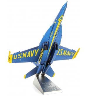 Метален сглобяем модел Metal Earth: Premium Series - Blue Angels F/A-18 Super Hornet