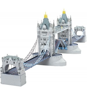 Метален сглобяем модел Metal Earth: Premium Series - London Tower Bridge