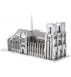 Метален сглобяем модел Metal Earth: Premium Series - Notre Dame Paris
