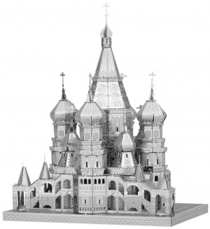 Метален сглобяем модел Metal Earth: Premium Series - Saint Basil's Cathedral