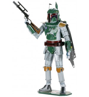 Метален сглобяем модел Metal Earth: Premium Series - Star Wars: Boba Fett 