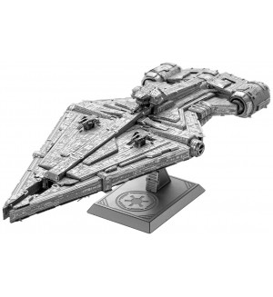 Метален сглобяем модел Metal Earth: Premium Series - Star Wars: Imperial Light Cruiser