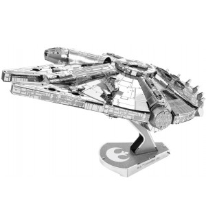 Метален сглобяем модел Metal Earth: Premium Series - Star Wars: Millennium Falcon
