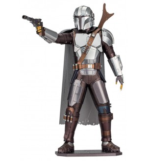 Метален сглобяем модел Metal Earth: Premium Series - Star Wars: The Mandalorian
