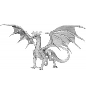 Метален сглобяем модел Metal Earth: Premium Series - Steel Dragon