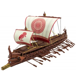 Метален сглобяем модел Metal Earth: Premium Series - Greek Trireme