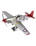 Метален сглобяем модел Metal Earth: Premium Series - Tuskegee Airmen P-51D Mustang