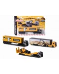 Метален строителен транспортьор Majorette – Volvo, 20 cm, асортимент