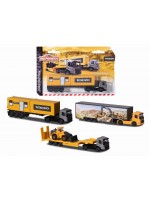 Метален строителен транспортьор Majorette – Volvo, 20 cm, асортимент