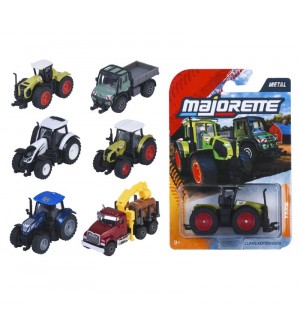 Метален трактор Majorette - Farm Premium, 1:64, асортимент
