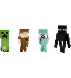 Метална фигура Jada Toys - Minecraft, 6.5 cm, асортимент