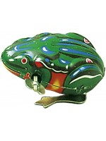 Метална играчка Goki - Скачаща жаба
