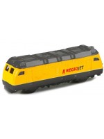 Метална играчка Rappa - Влак RegioJet, 9 cm