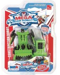 Метална играчка RS Toys - Мини трансформер, зелен багер