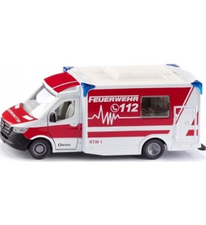 Метална играчка Siku - Линейка Mercedes-Benz Sprinter Miesen
