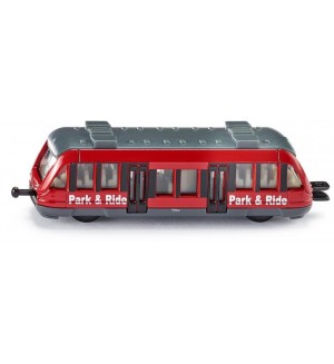 Метална играчка Siku - Local Train, червен