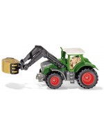 Метална играчка Siku - Трактор Fendt 1050 Vario, с щипка за захващане на бали