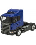 Метална играчка Welly - Влекач Scania R470, 1:32, син