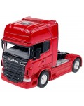 Метална играчка Welly - Влекач Volvo FH12, червен, 1:32