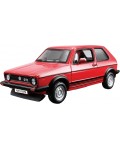 Метална кола Bburago - VW Golf Mk1 GTI 1979, 1:32, червена
