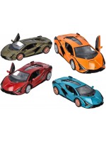 Метална кола Goki - Lamborghini Sian, 1:40, асортимент