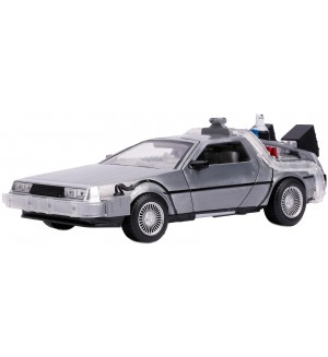 Метална кола Jada Toys - Завръщане в бъдещето 2, Машина на времето, 1:24