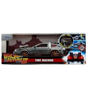 Метална кола Jada Toys - Завръщане в бъдещето 3, мащаб 1:24