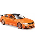 Метална кола Maisto Special Edition - BMW M4 GTS, Мащаб 1:24,оранжева