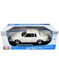 Метална кола Maisto Special Edition - Buick Grand National 1987, 1:18, бяла
